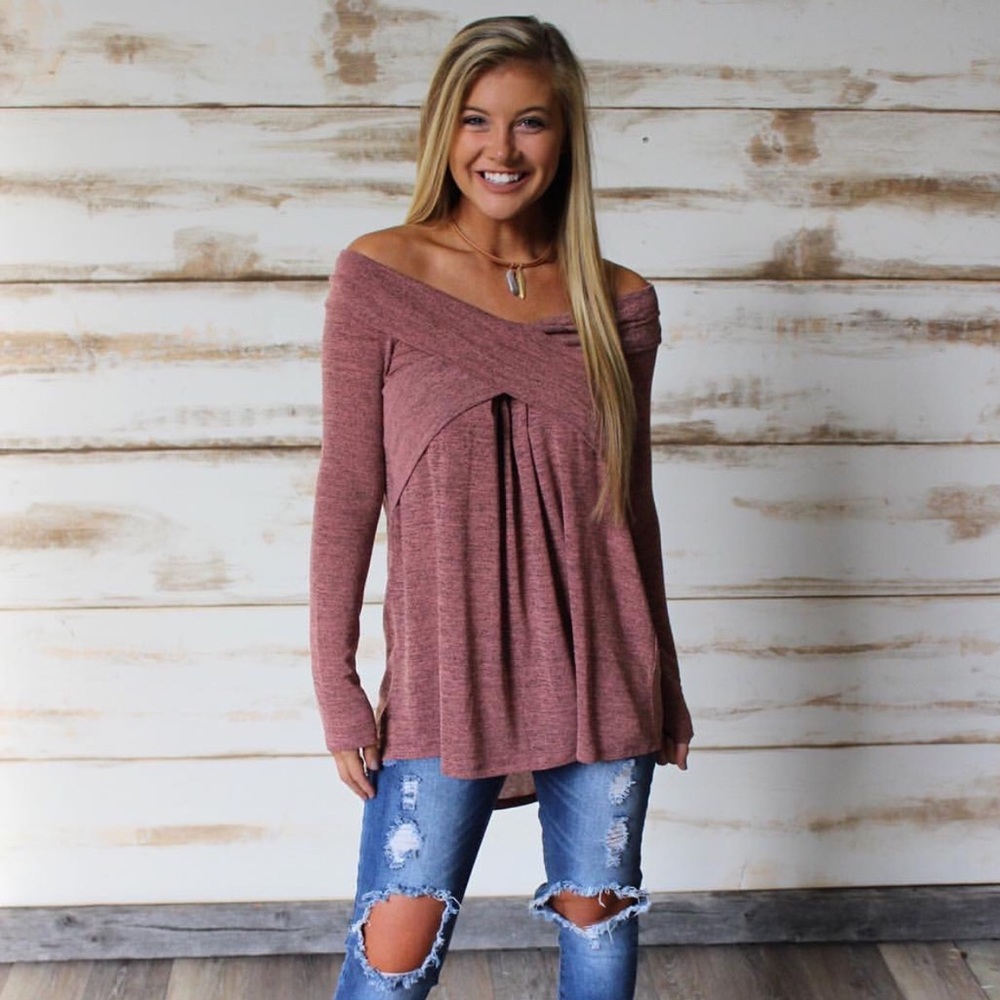 Over the shoulder shirt